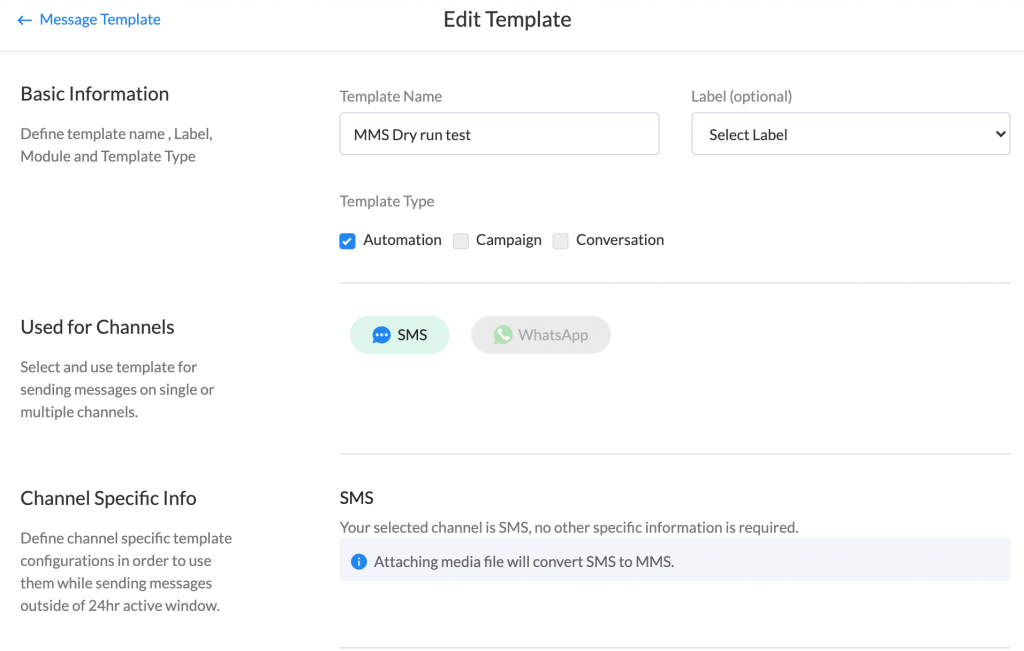 Edit Message Template1