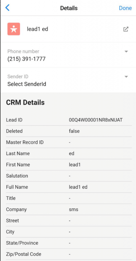 CRM Details