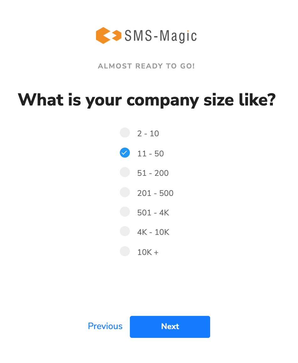 Select Company Size