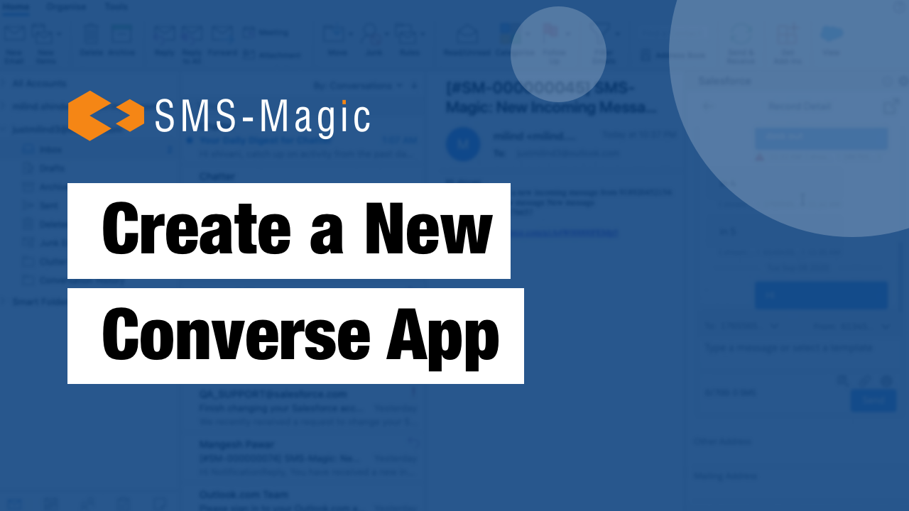 create a new converse app